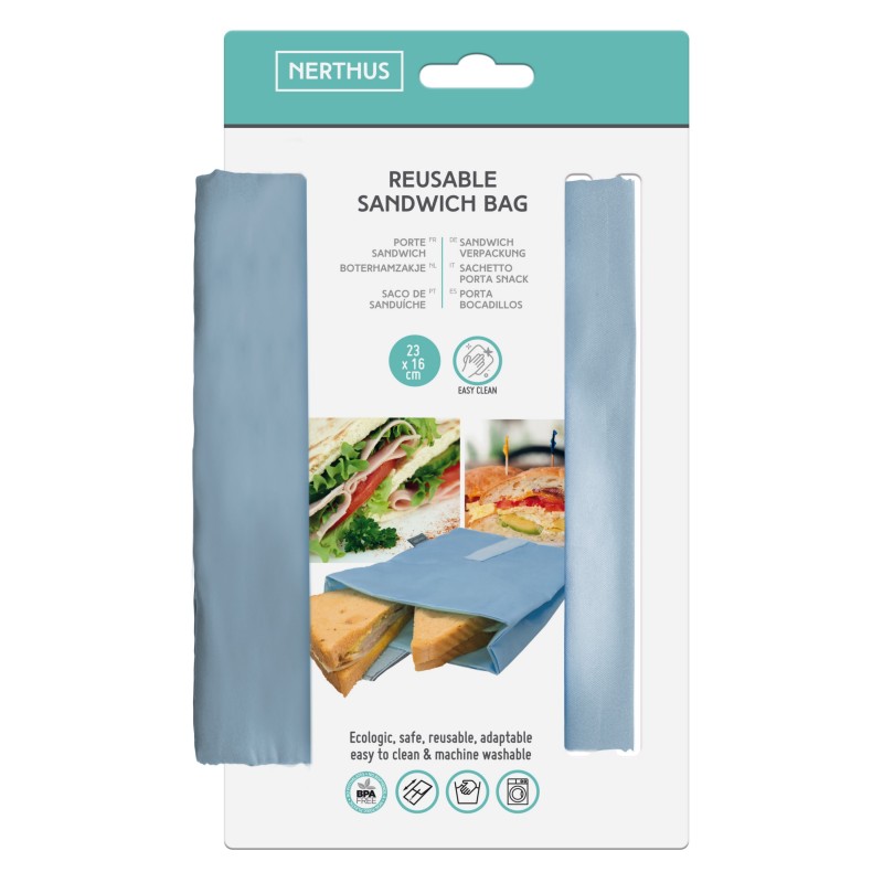 Vin Bouquet Porta Sandwich Xl Azul