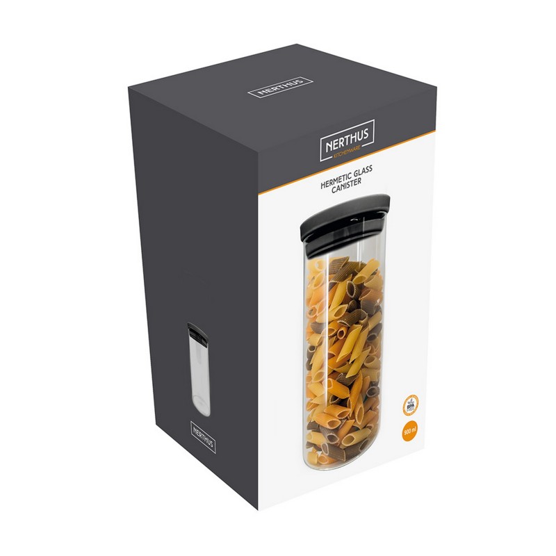 Vin Bouquet Recipiente Hermético De Cristal 900 Ml