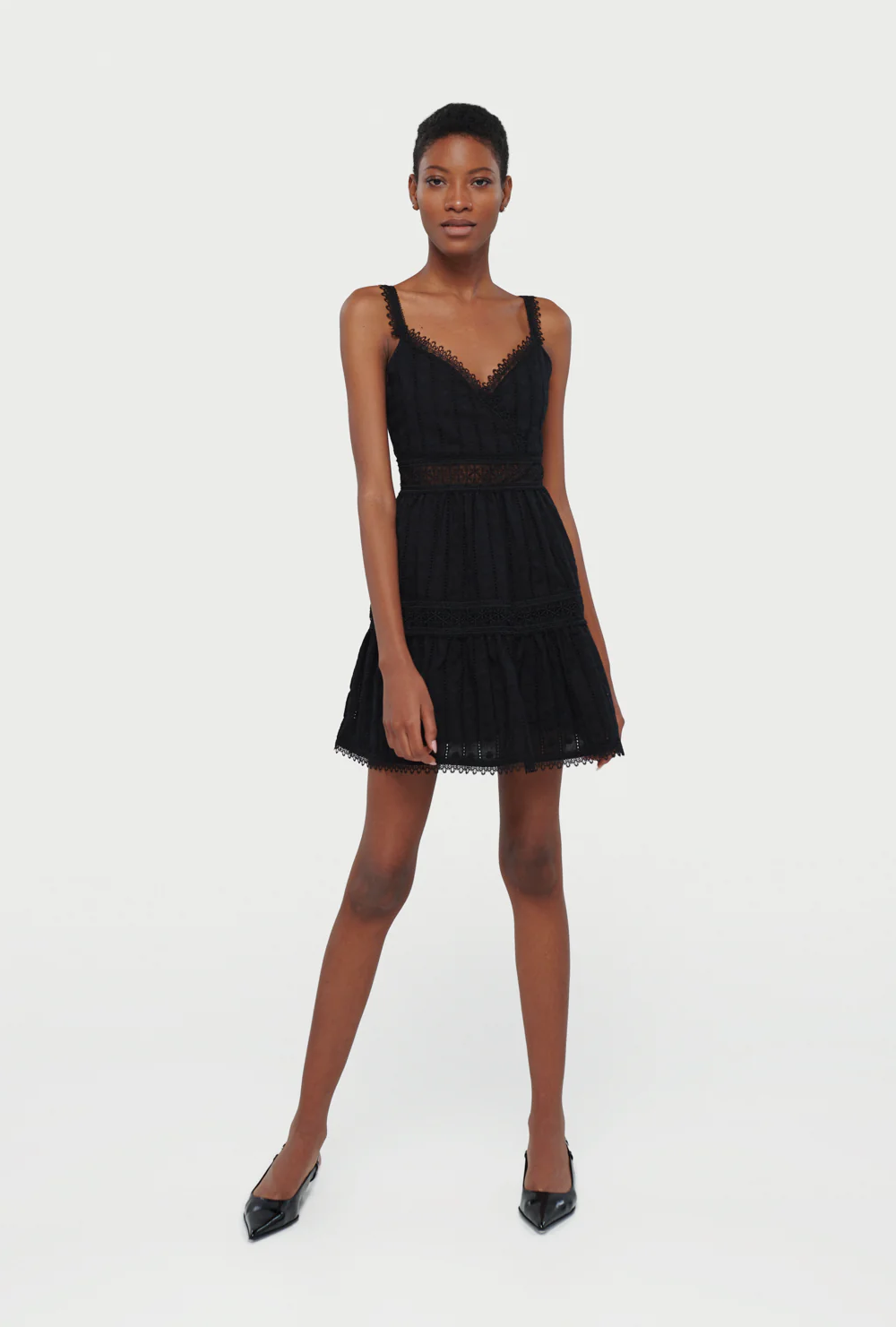 waimari BELLA MINI DRESS BLACK