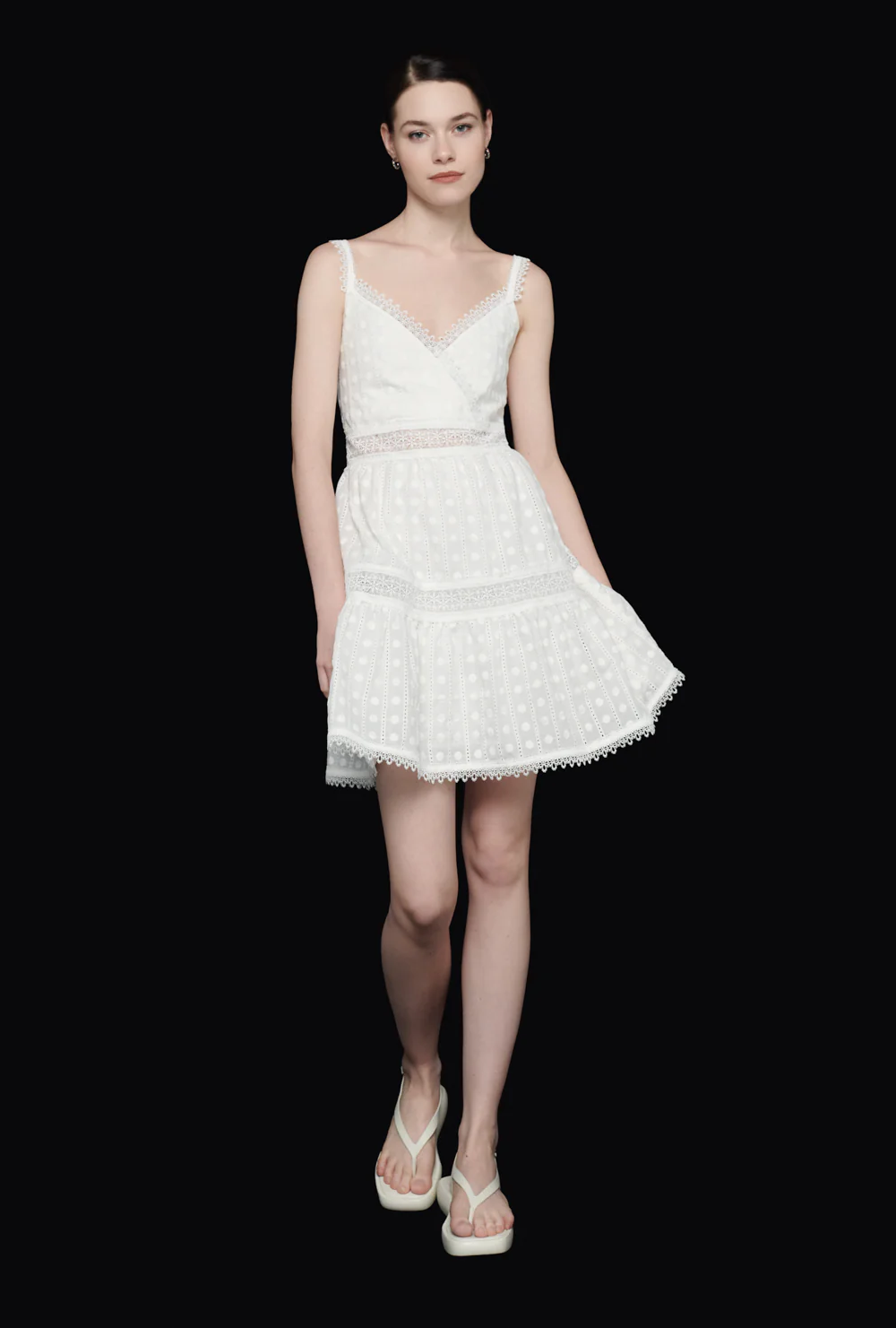 waimari BELLA MINI DRESS WHITE