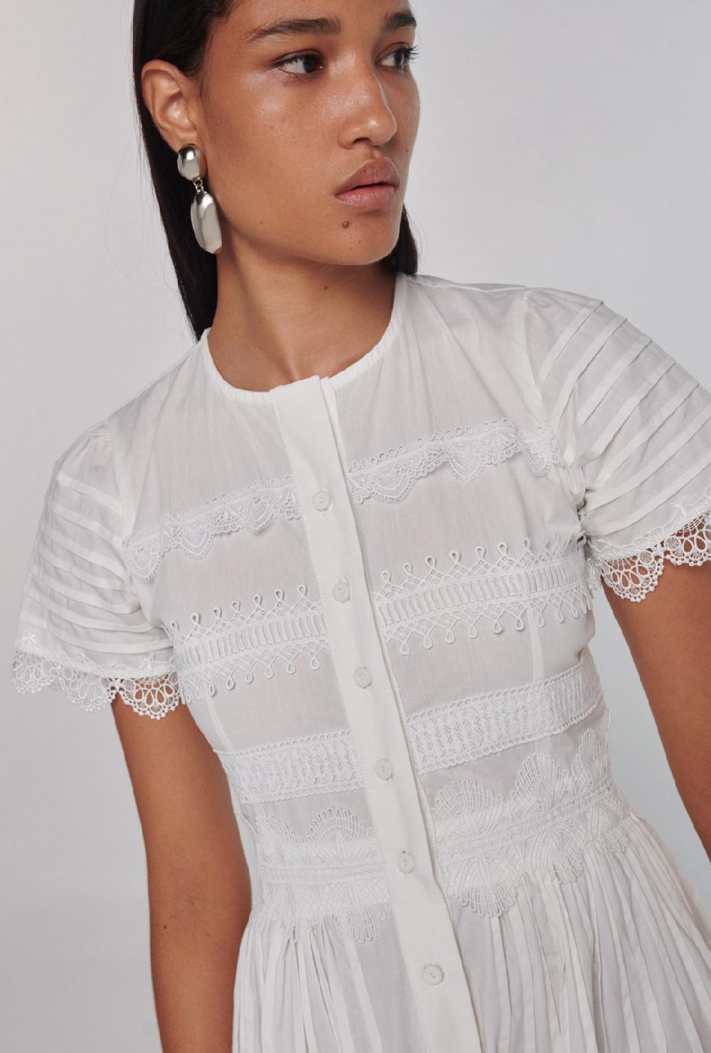 Waimari CAMILA DRESS WHITE