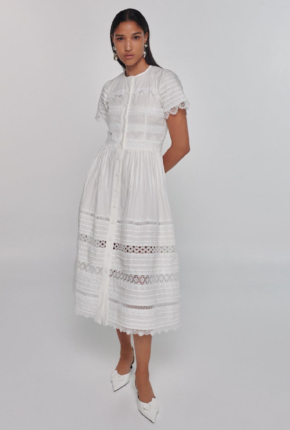 waimari CAMILA DRESS WHITE