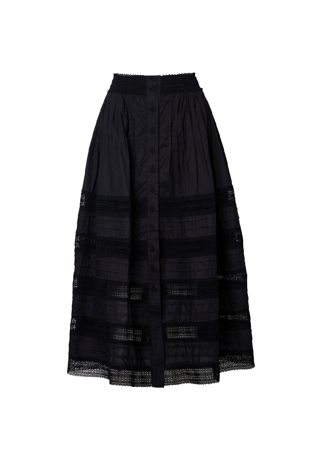 Waimari CAMILA MIDI SKIRT BLACK