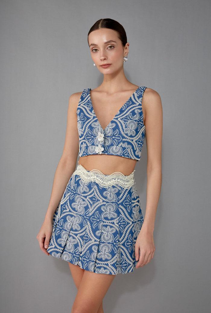 Waimari EVELYN TOP DENIM