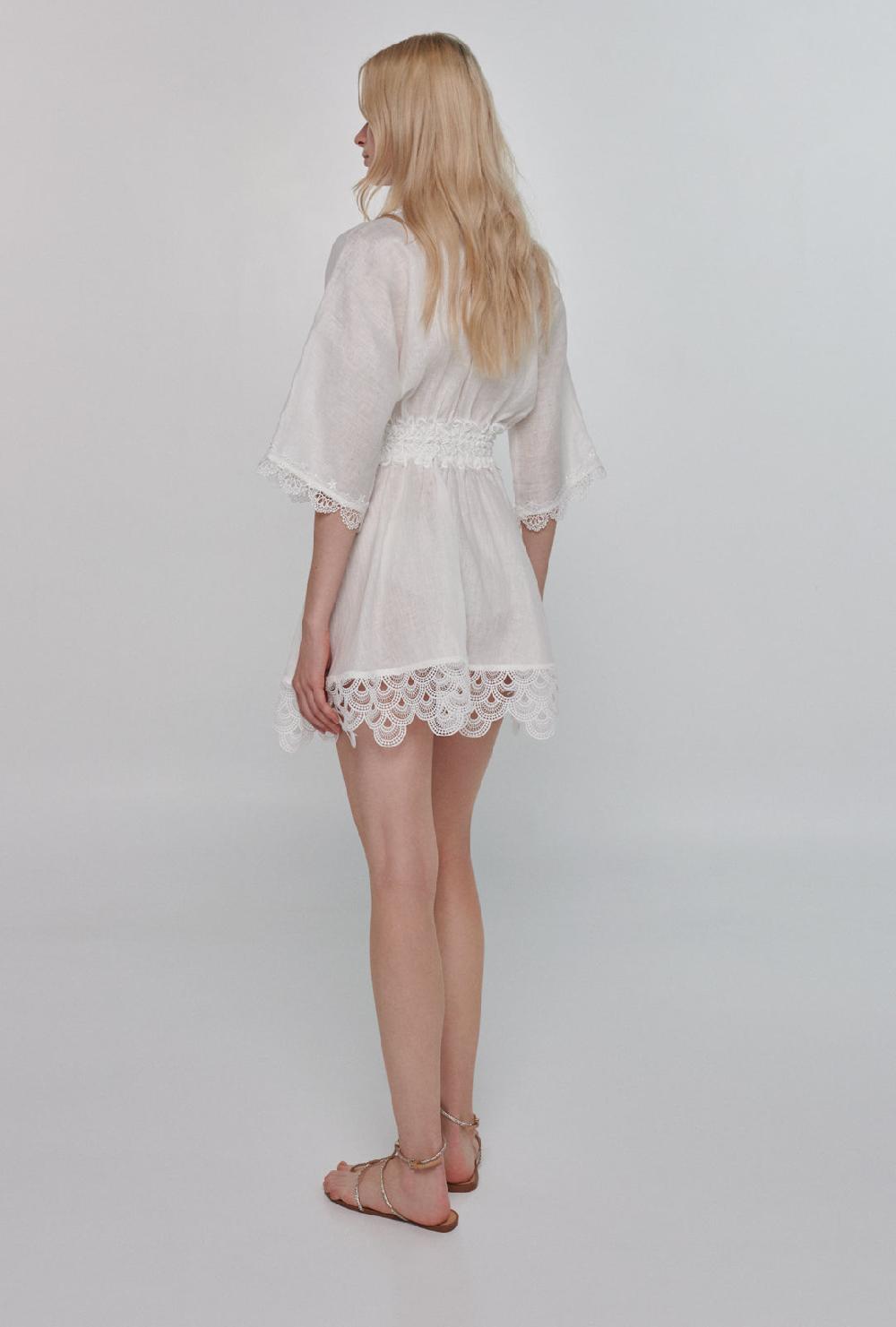 Waimari GABRIELLA KIMONO WHITE