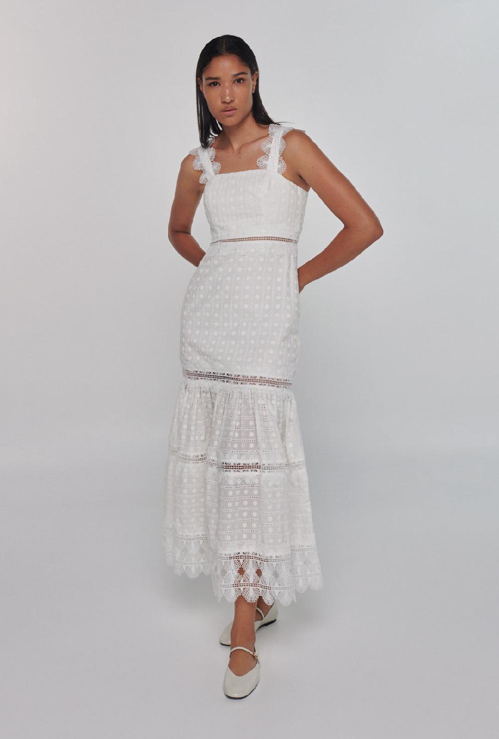 waimari IBIZA DRESS WHITE