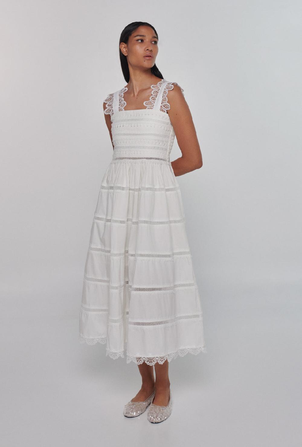 waimari KATE DRESS WHITE