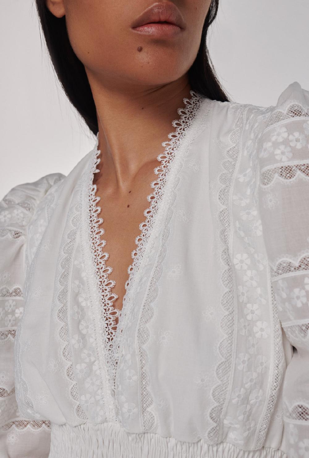 Waimari MAR DE PLATA DRESS WHITE