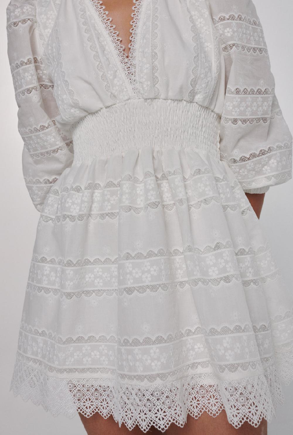 Waimari MAR DE PLATA DRESS WHITE