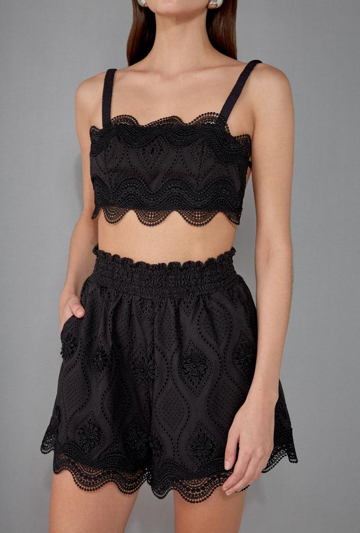 Waimari MIRINA TOP BLACK