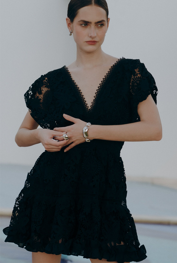 waimari MORANA DRESS BLACK