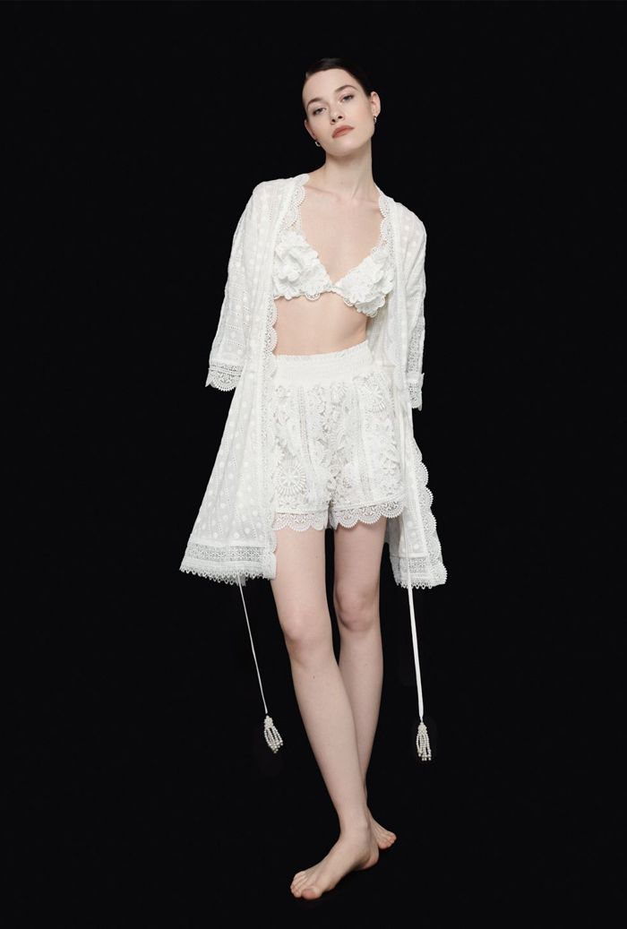 waimari OXANA KIMONO WHITE