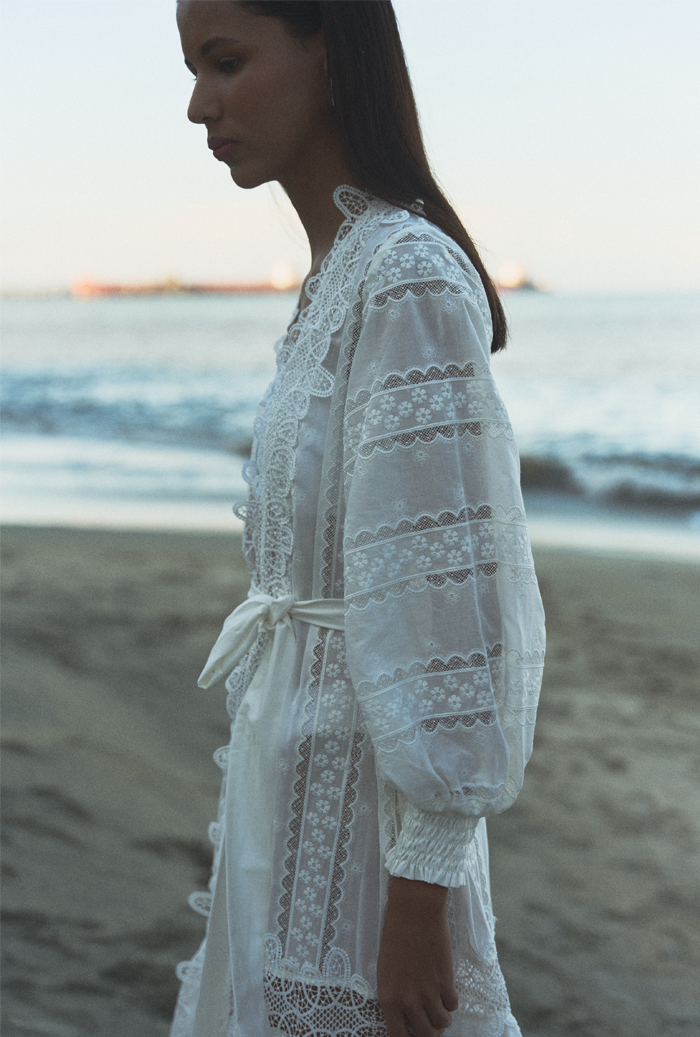 Waimari REBECCA KIMONO WHITE