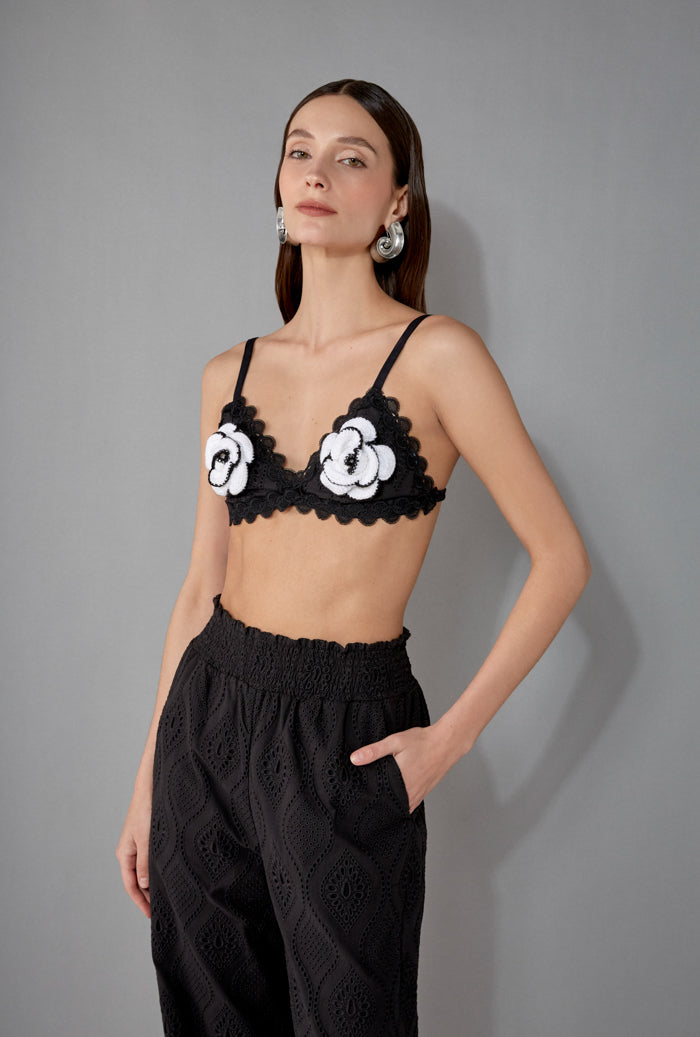 waimari ROSALINE TOP BLACK