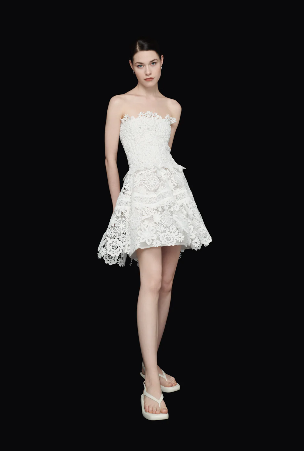 waimari TIFANNY MINI DRESS WHITE