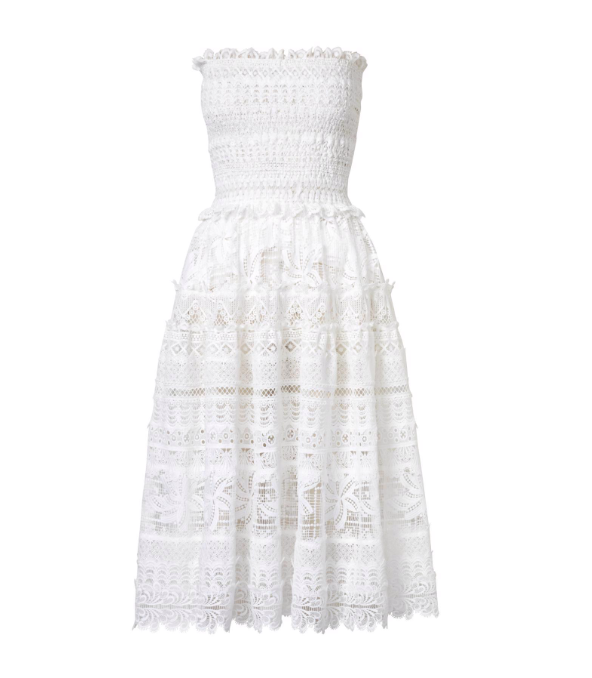 Waimari VALLARTA MIDI DRESS WHITE