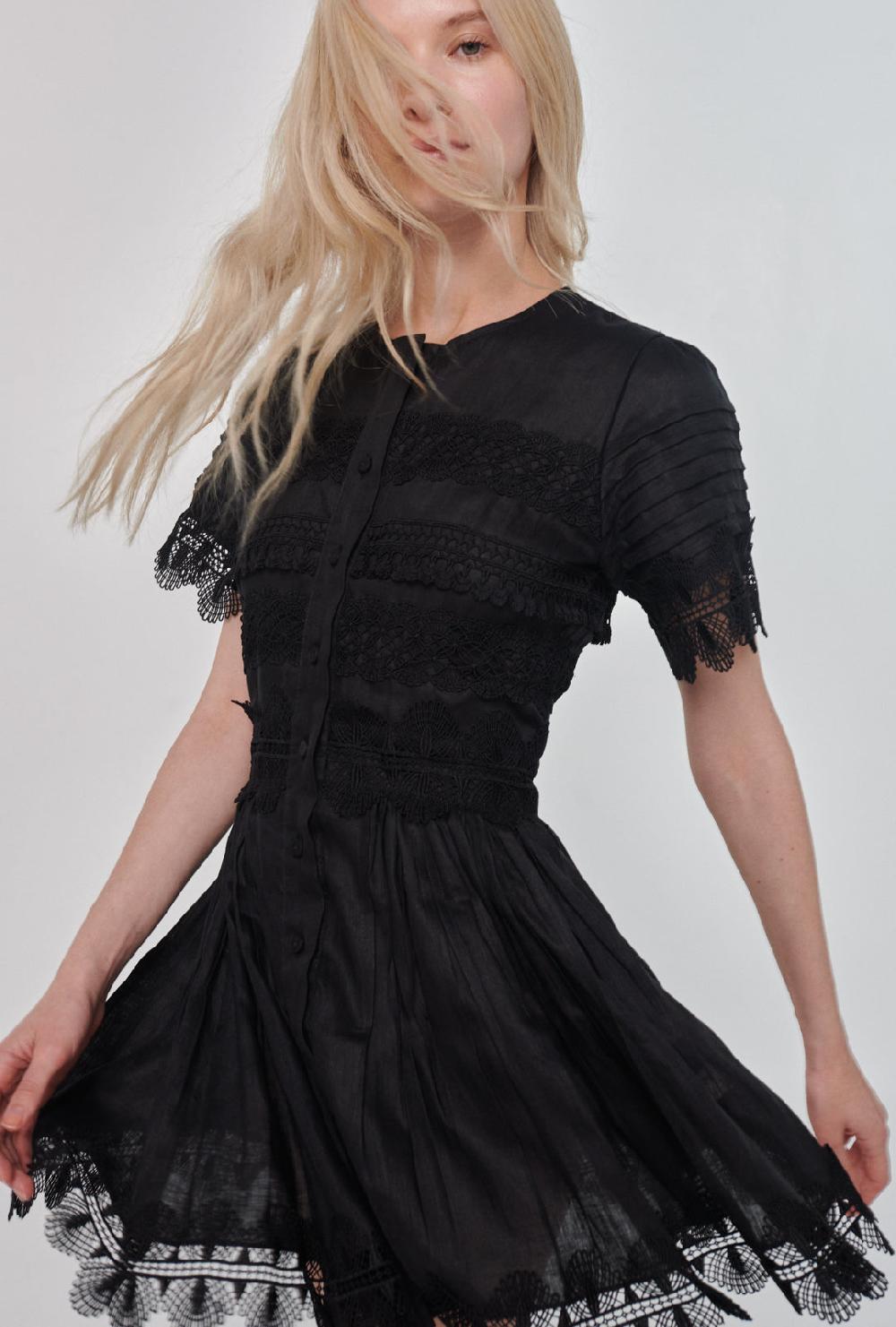 Waimari VIOLETTA DRESS BLACK