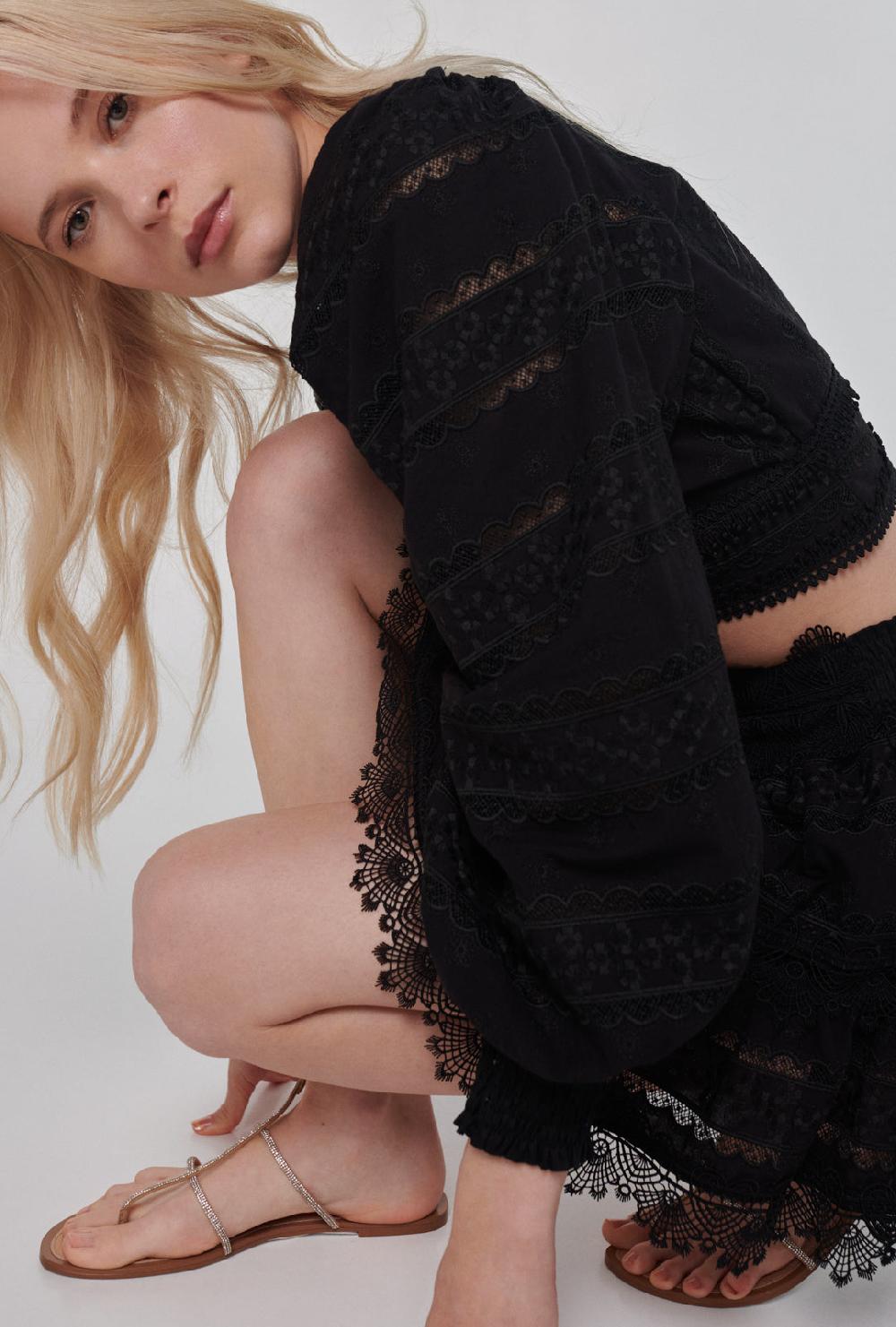 waimari ZIMA TOP BLACK