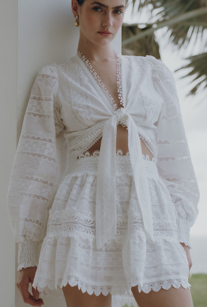 Waimari ZIMA TOP WHITE