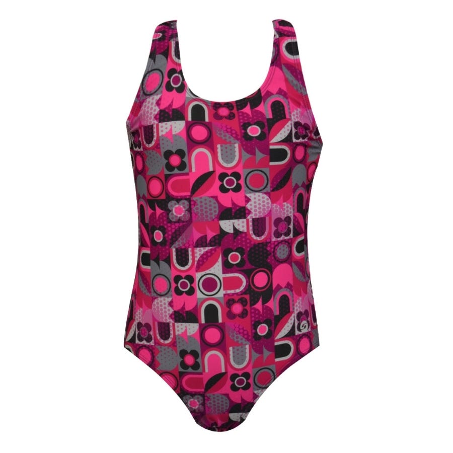 wala Bañadores Ras Puzzle Casual Back Girl Swimsuit