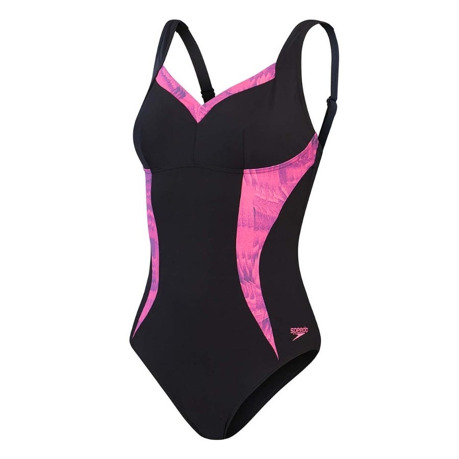 Wala Bañadores Speedo Womens Shaping Printed Lunaelustre 1 Piece