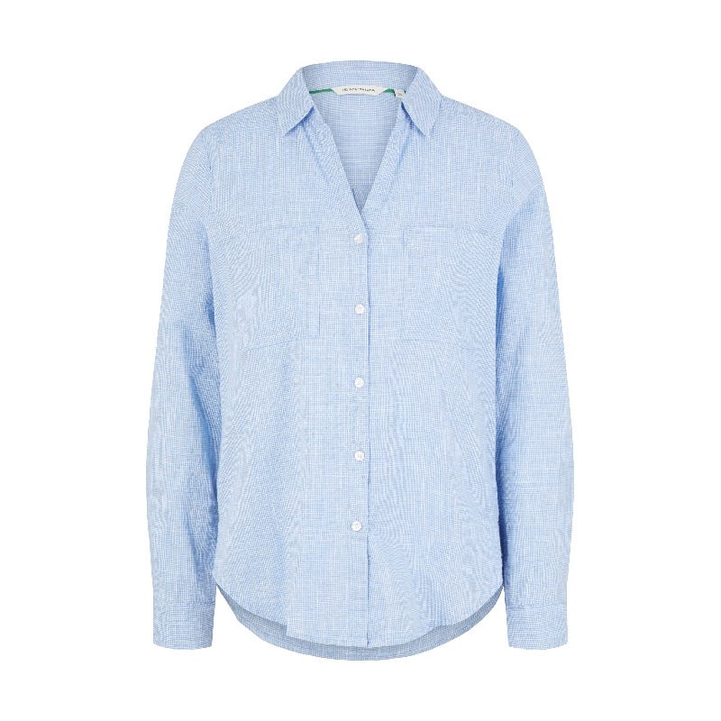 wala Camisas manga larga Tom tailor Blouse With Slub Structure