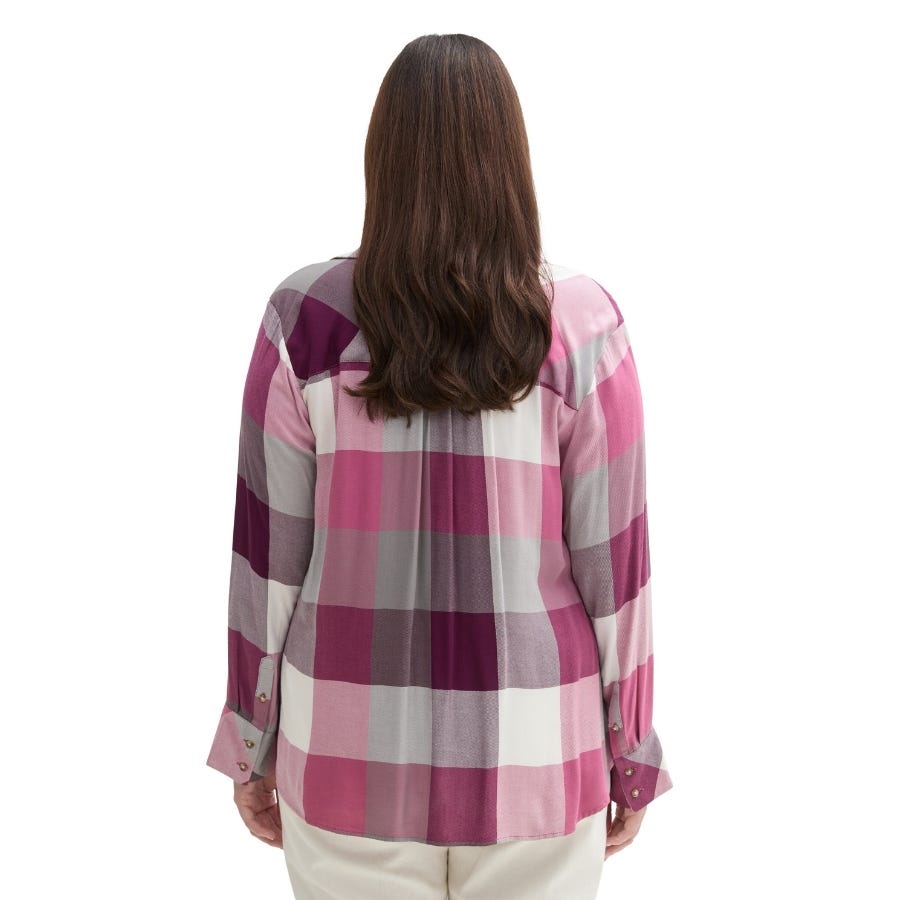 Wala Camisas Manga Larga Tom Tailor Checked Blouse Shirts Blouses