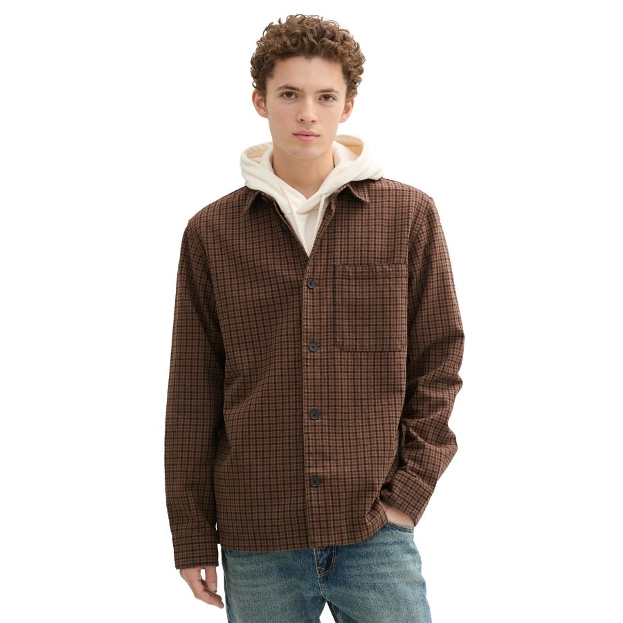 wala Camisas manga larga Tom tailor Checked Overshirt Shirts Blouses