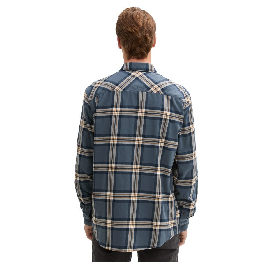 Wala Camisas Manga Larga Tom Tailor Checked Shirt Shirts Blouses