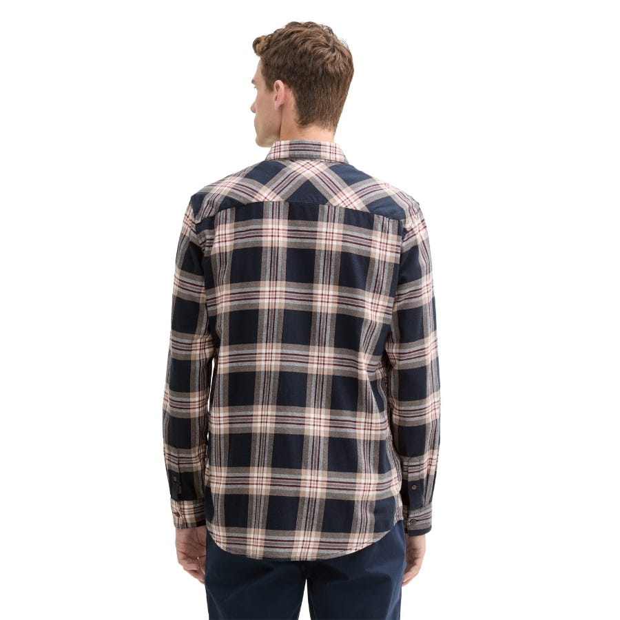 Wala Camisas Manga Larga Tom Tailor Checked Shirt Shirts Blouses