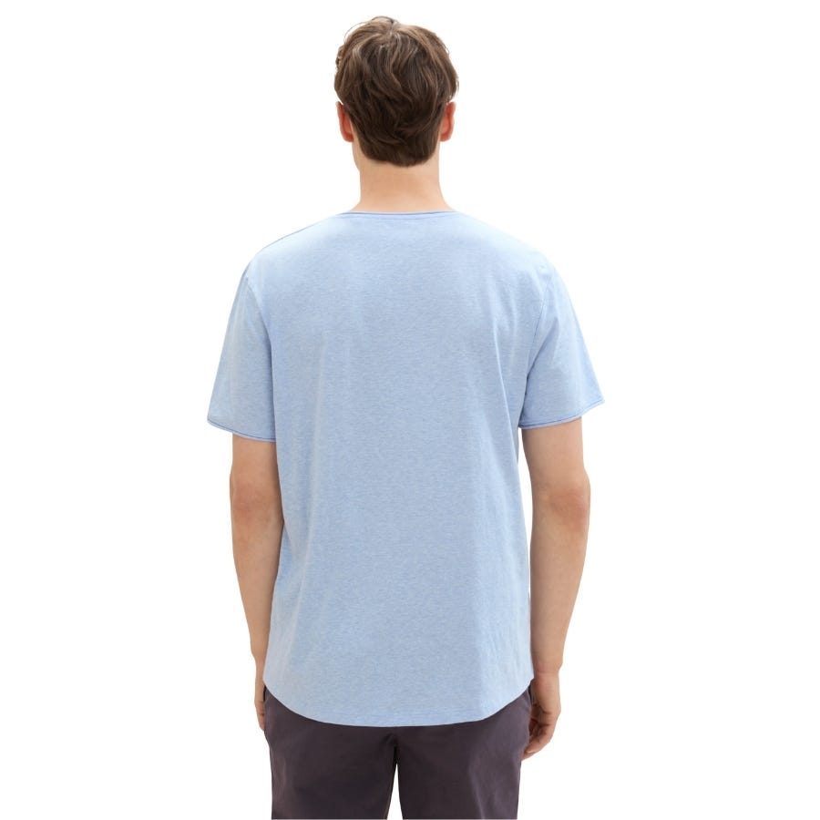 Wala Camisas Manga Larga Tom Tailor Open Edge Melange T-Shirt T-Shirts