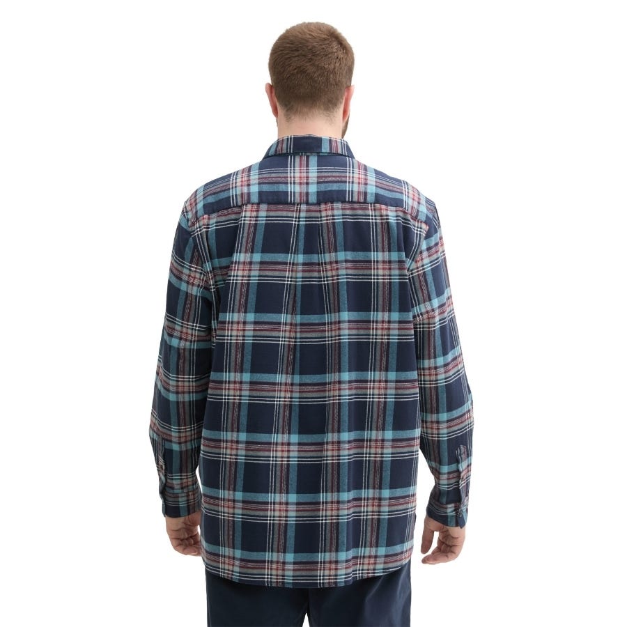Wala Camisas Manga Larga Tom Tailor Plus Checked Shirt Shirts Blouses