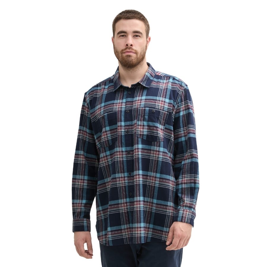 wala Camisas manga larga Tom tailor Plus Checked Shirt Shirts Blouses
