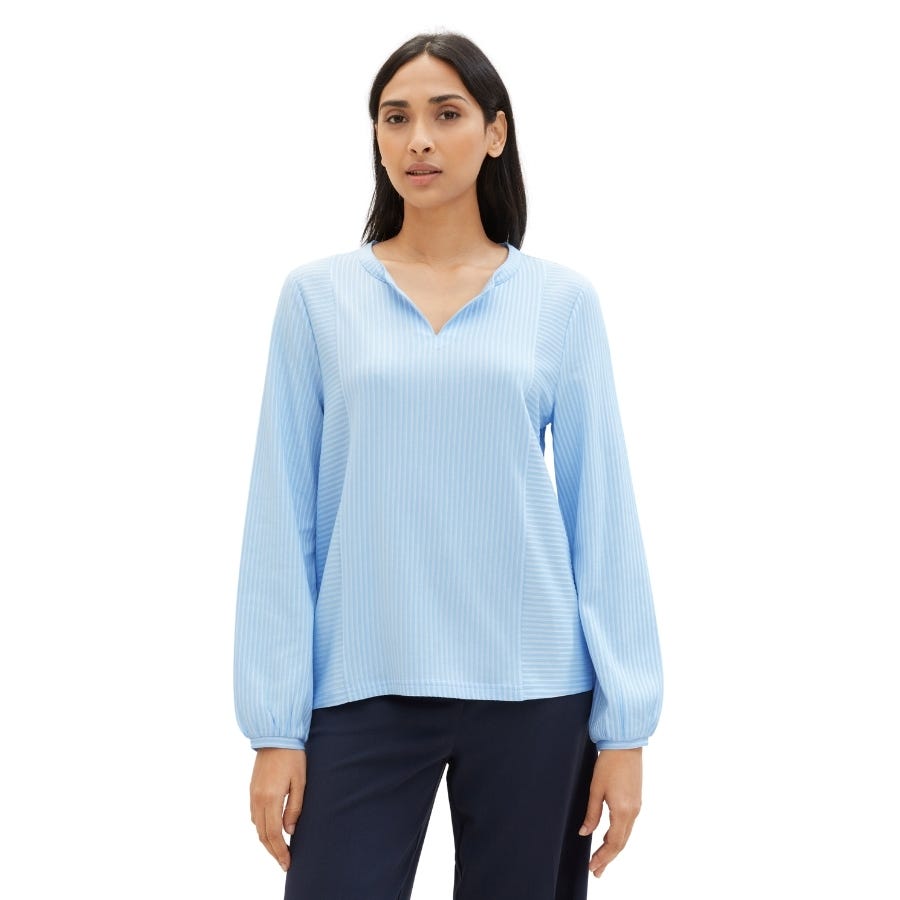 wala Camisas manga larga Tom tailor Striped T-shirt Blouse