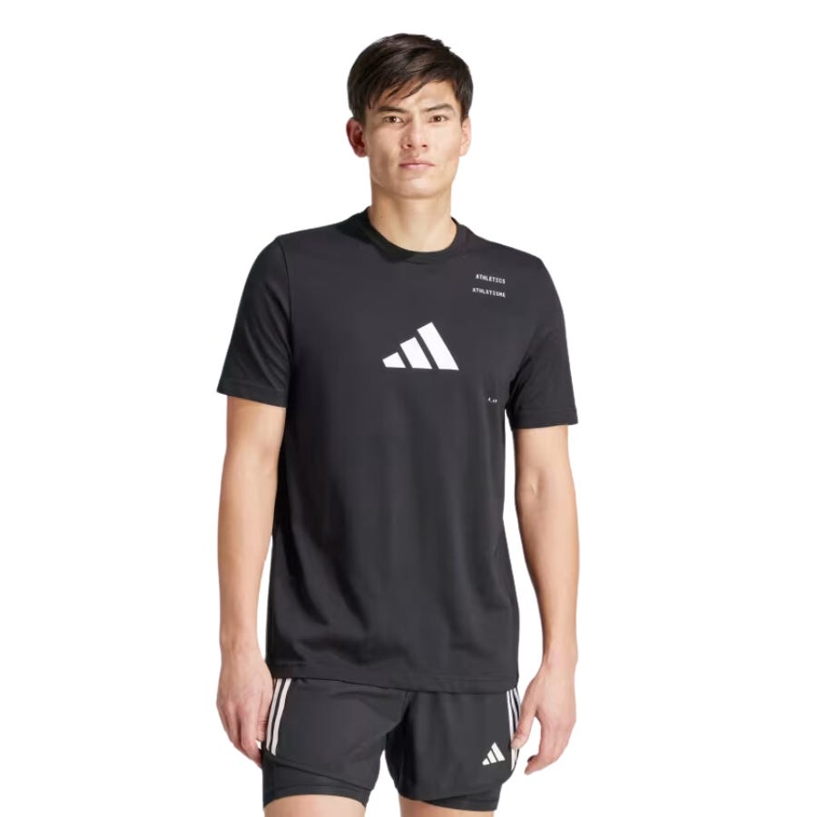 wala Camisetas manga corta Adidas M Ath Cat G T Black