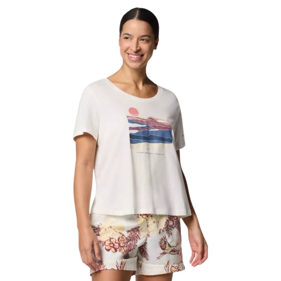 wala Camisetas manga corta Columbia Ruby Springs™ Graphic Scoop Neck SS