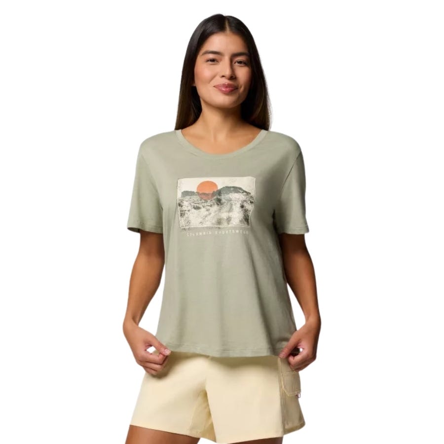 wala Camisetas manga corta Columbia Ruby Springs™ Graphic Scoop Neck SS