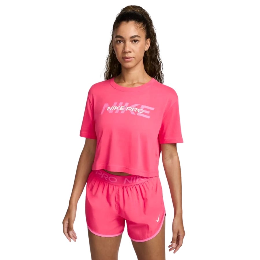 wala Camisetas manga corta Nike W NK PRO SS CRP TEE FA24