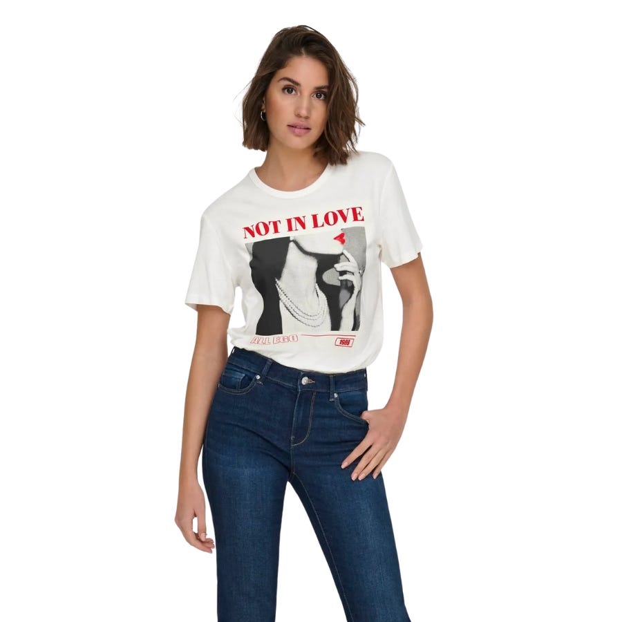 Wala Camisetas Manga Corta Only Onlalba Life S S Ego Top Box Cs Jrs