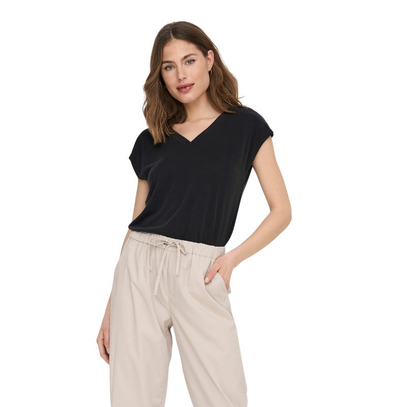 Wala Camisetas Manga Corta Only Onlfree S S Modal V-Neck Top Jrs Noos