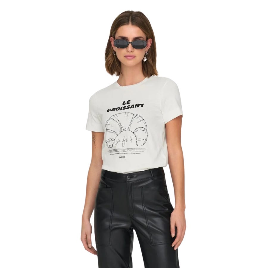wala Camisetas manga corta Only Onlsigne Life Reg S/S Morning Top CS JRS