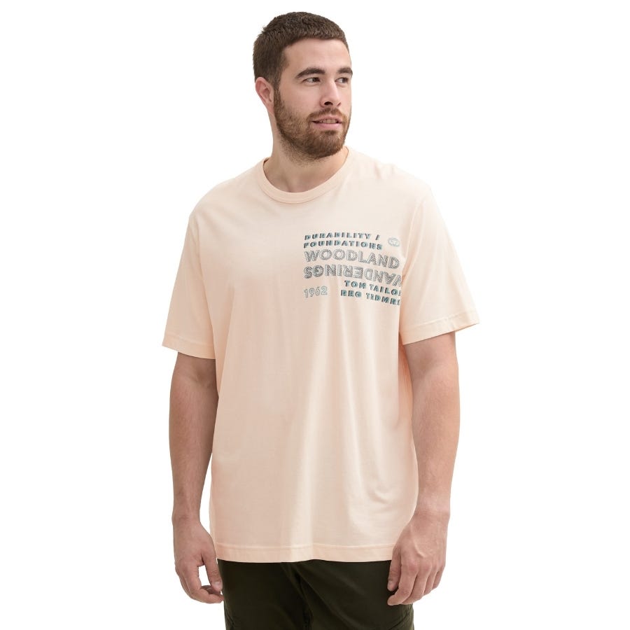 wala Camisetas manga corta Tom tailor Plus Printed T-Shirt T-Shirts