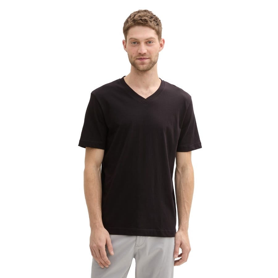 Wala Camisetas Manga Corta Tom Tailor T-shirt With A V-neckline In A Twin Pack