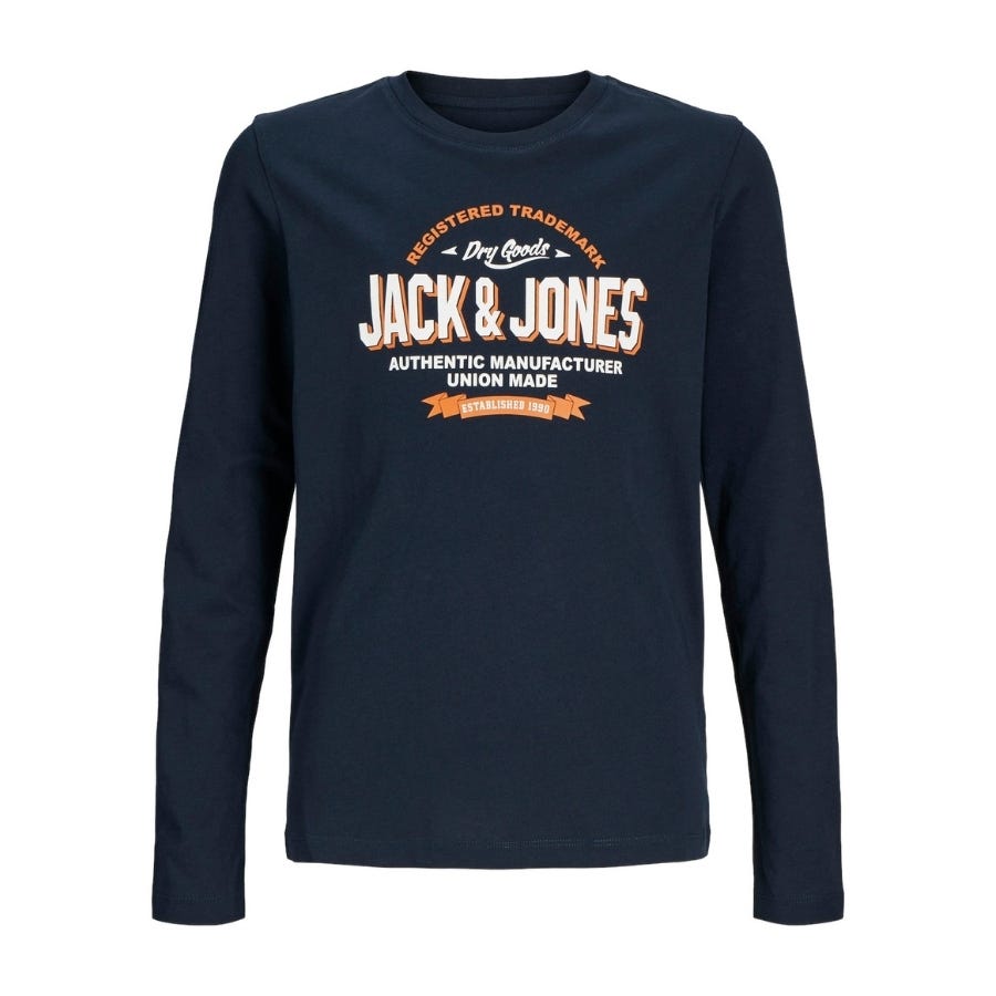Wala Camisetas Manga Larga Jack & Jones Jjelogo Tee Ls O-Neck 2 Col Noos Jnr
