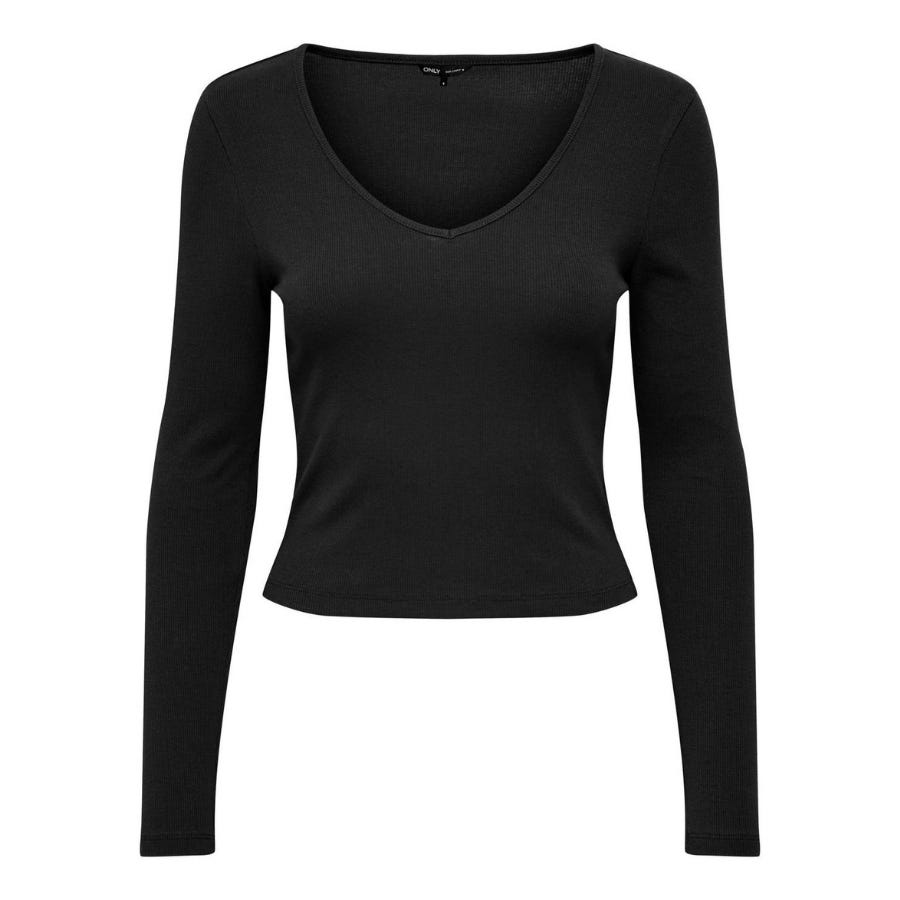 wala Camisetas manga larga Only Onlkaya L S V-Neck Short Top Jrs Noos