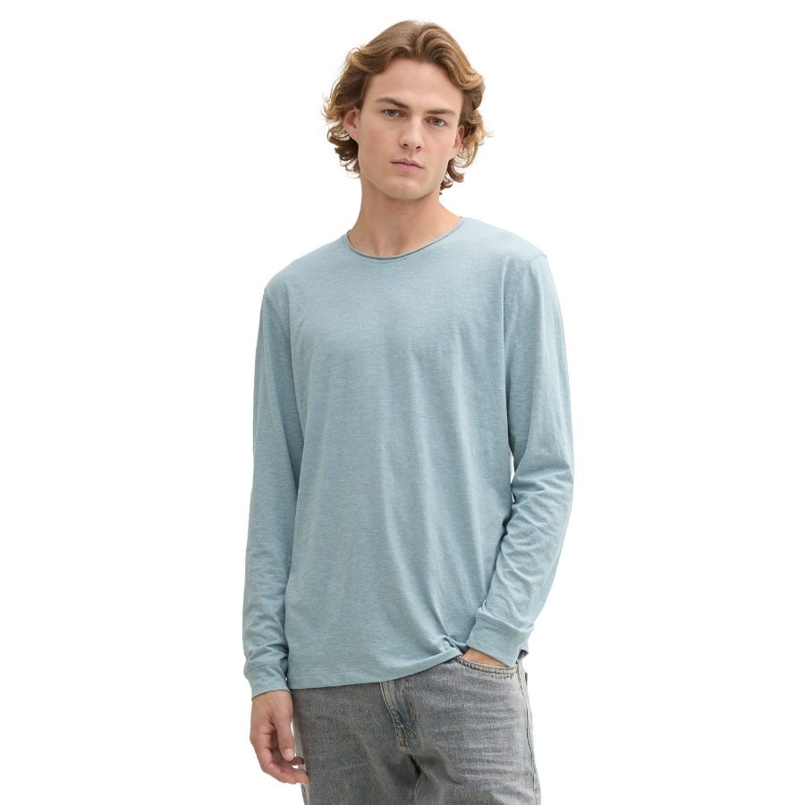 wala Camisetas manga larga Tom tailor Melange Longsleeve T-Shirts