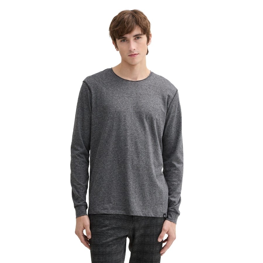 wala Camisetas manga larga Tom tailor Melange Longsleeve T-Shirts