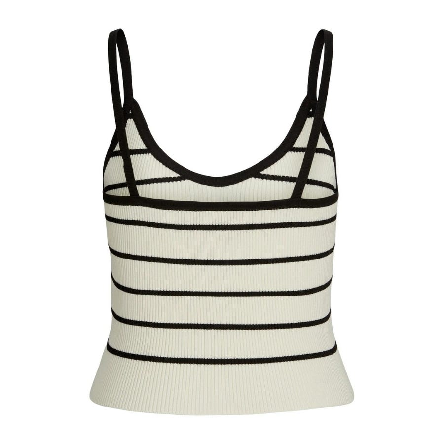 Wala Camisetas Sin Mangas Jjxx Jxesther Tight Short Stripe Top Knit