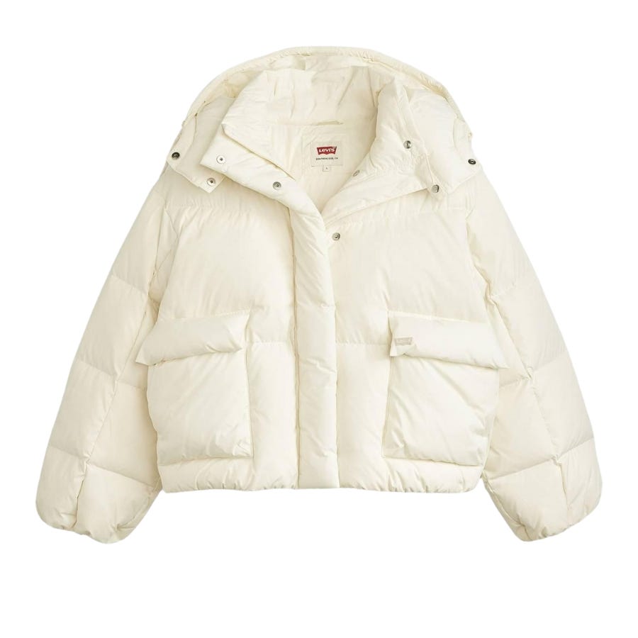 Wala Chaquetas Levis Western Bubble Shorty Light Indigo - Worn In