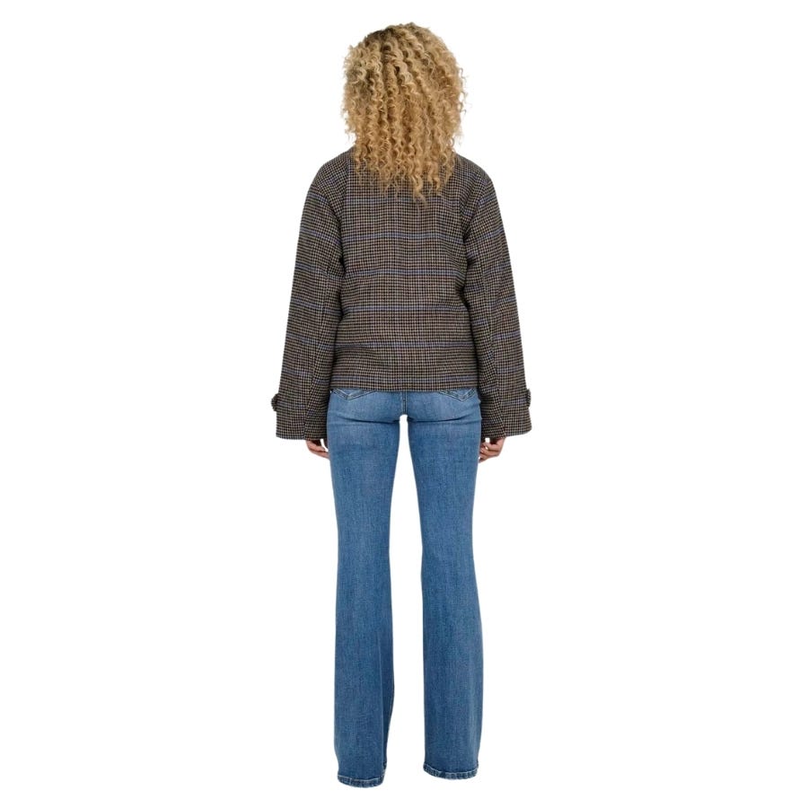 Wala Chaquetas Only Onlliva Life Wool Check Jacket Otw